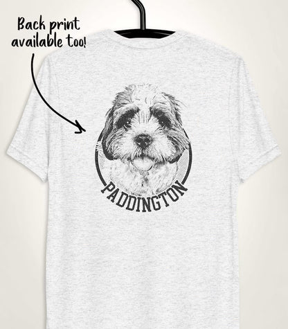 Print your dog on a T-shirt