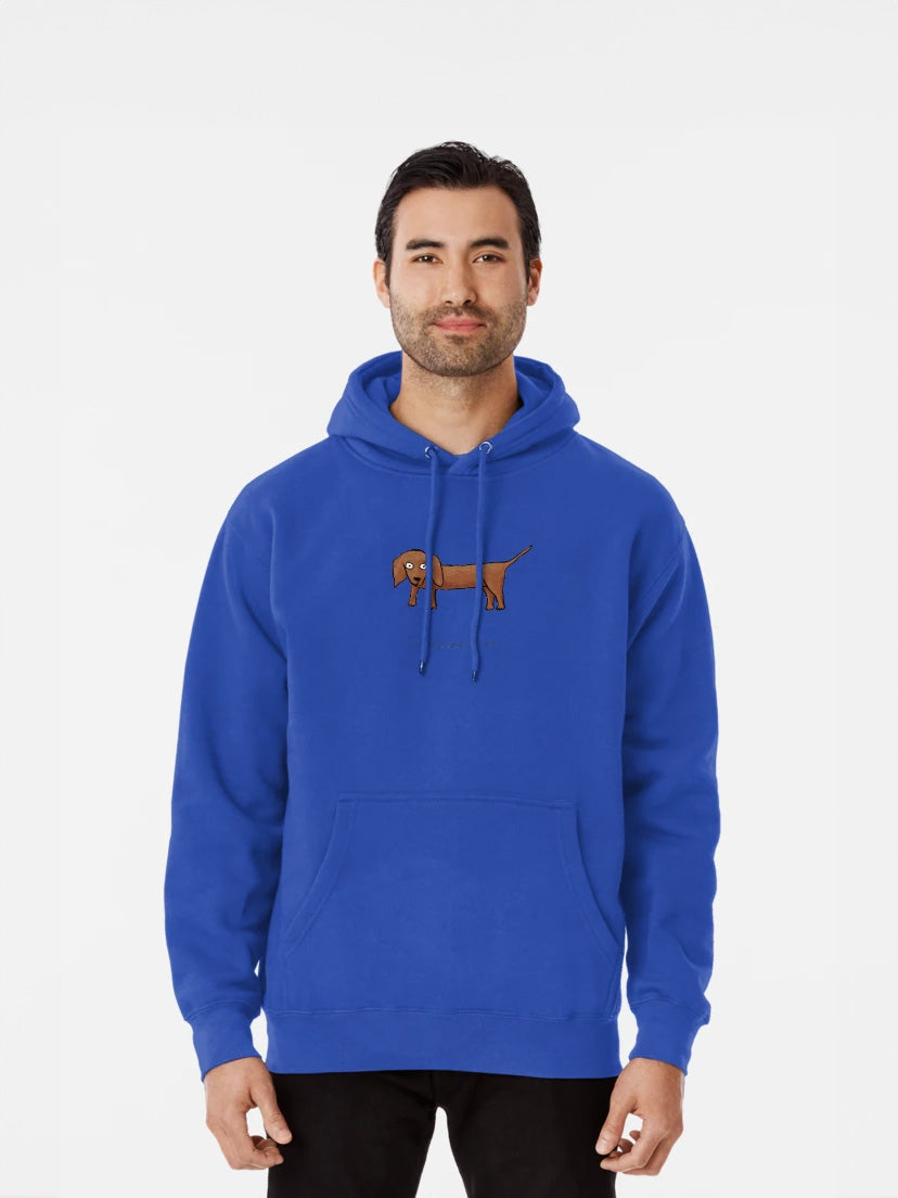 Men Wilbur Dog Pullover Hoodie