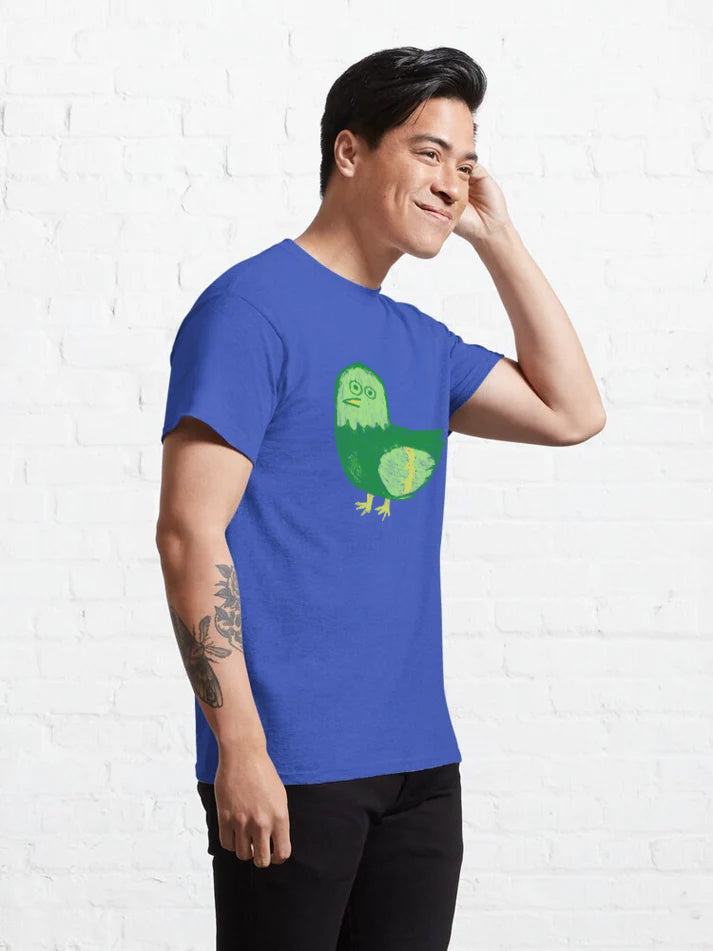 Men Goofy Bird T-Shirt