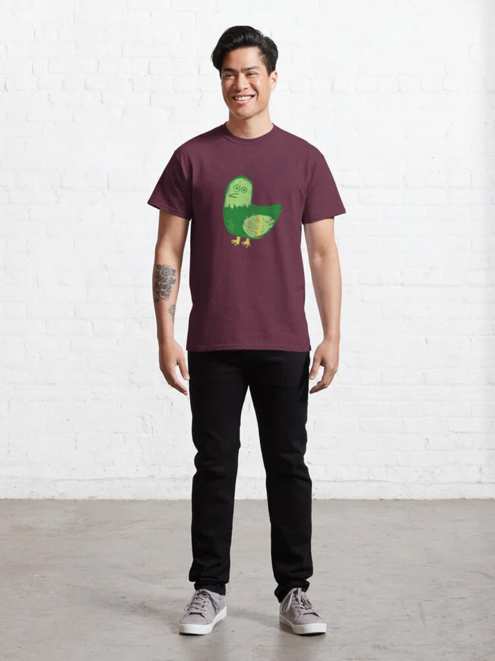 Men Goofy Bird T-Shirt