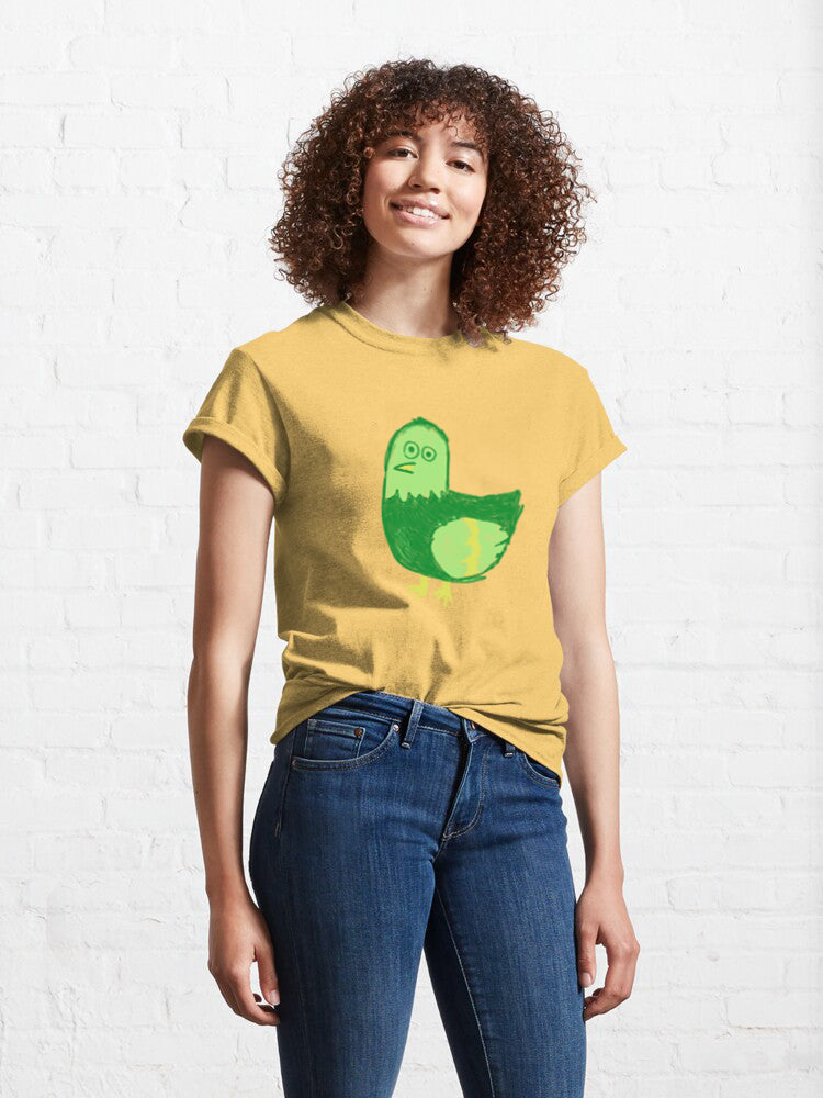 Women Goofy Bird T-Shirt