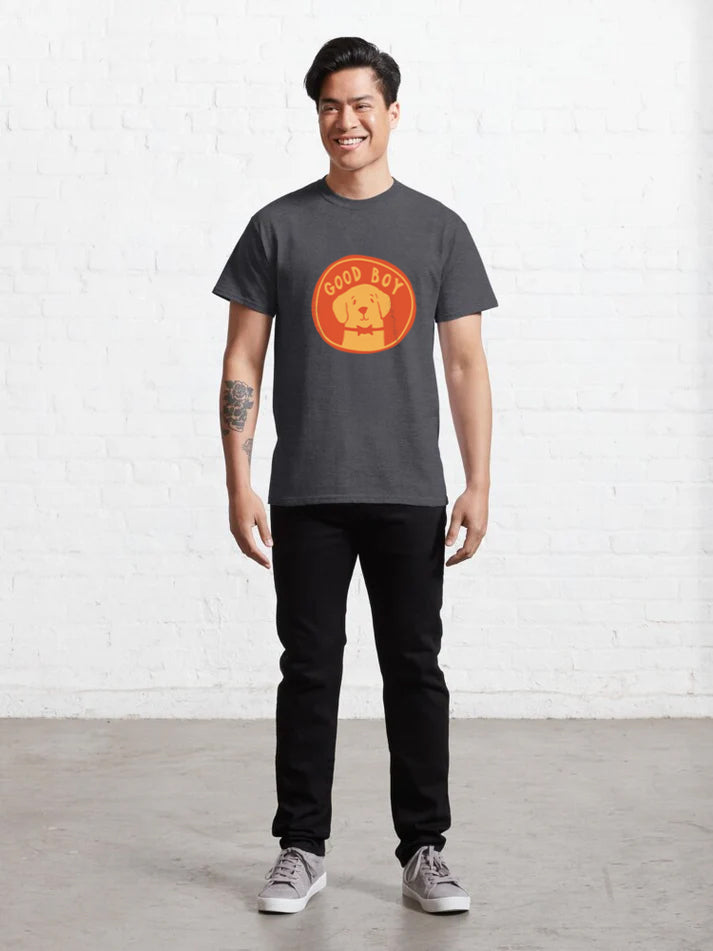 Men Circular Dog T-Shirt