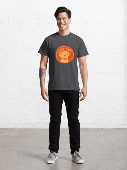 Men Circular Dog T-Shirt