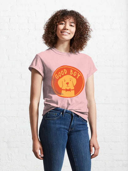 Women Circular Dog T-Shirt