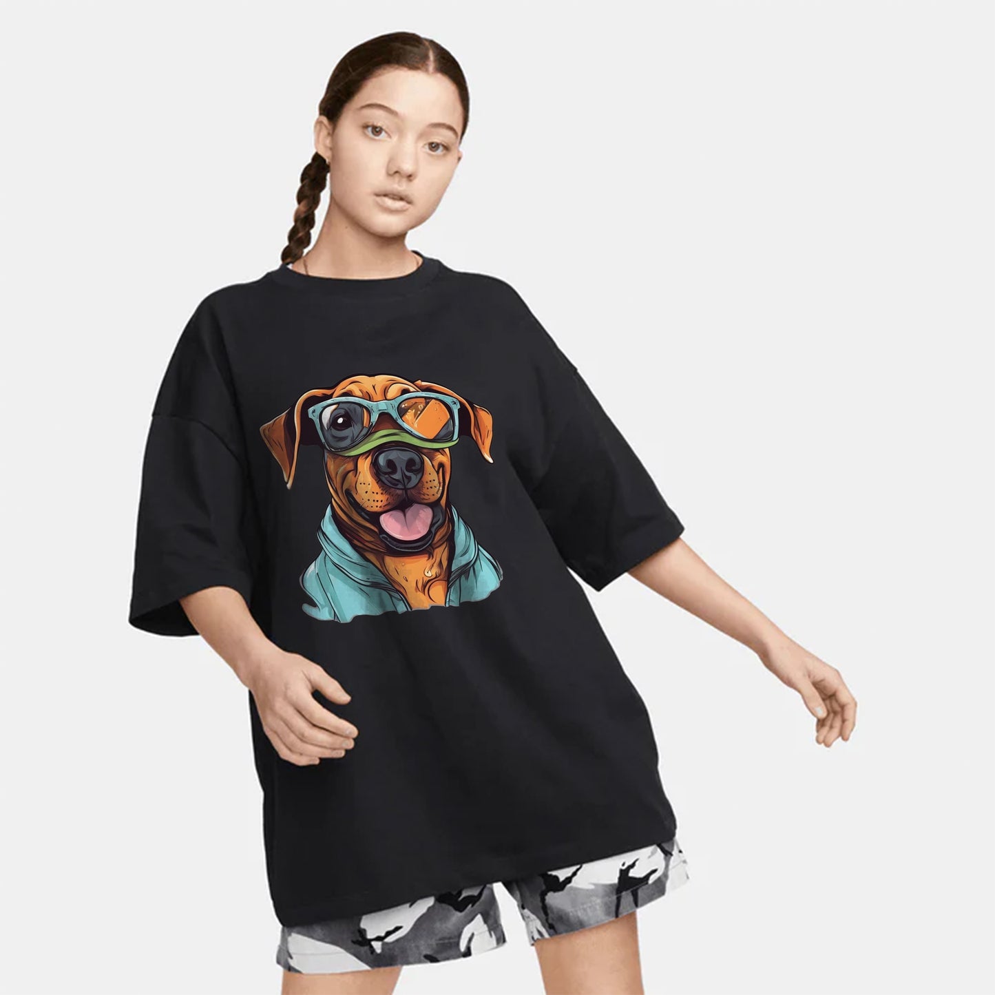 Women Party Dog T-Shirt