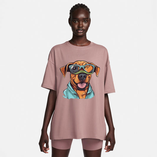 Women Party Dog T-Shirt