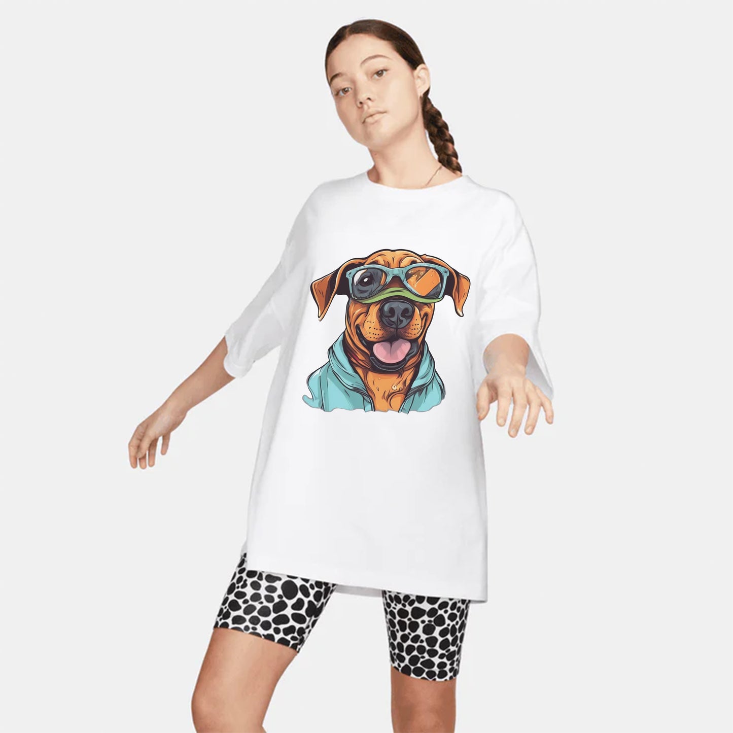 Women Party Dog T-Shirt