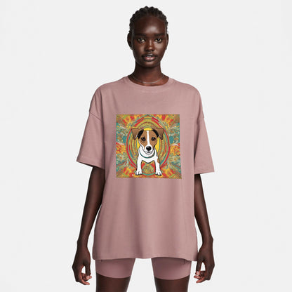 Women Trippy Dog T-Shirt