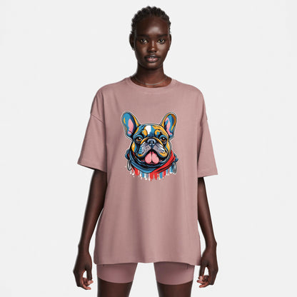 Women Artistic French Bulldog T-Shirt