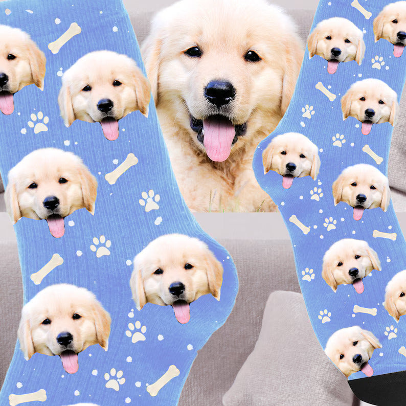 Customized Dog Socks - Put Your Cute Dog on Custom Socks