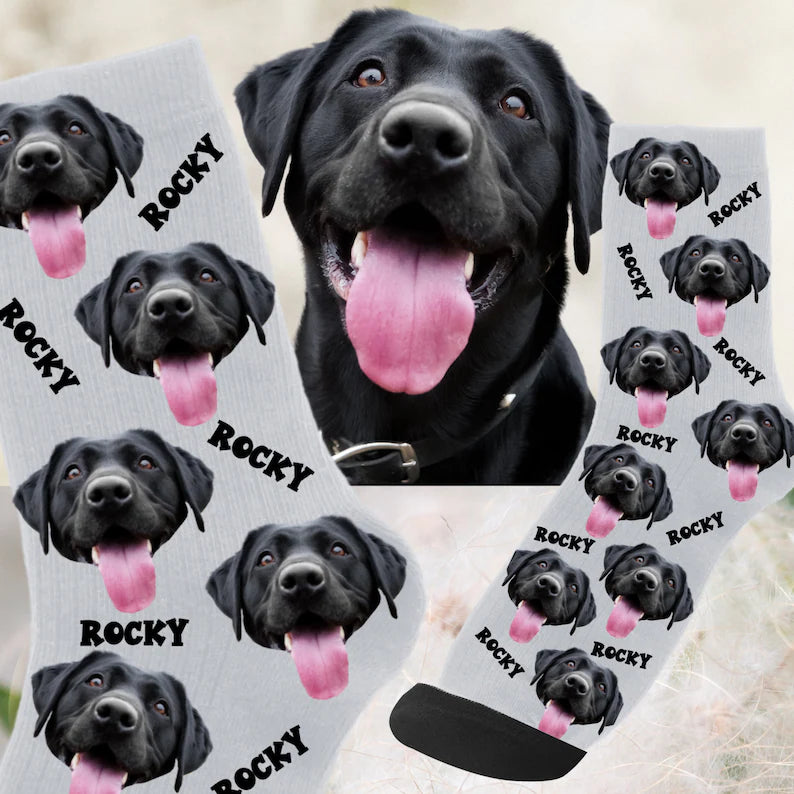 Customized Dog Socks - Put Your Cute Dog on Custom Socks