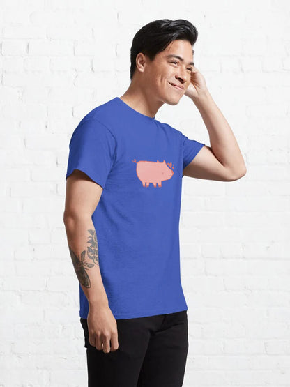 Men Happy Pig T-Shirt